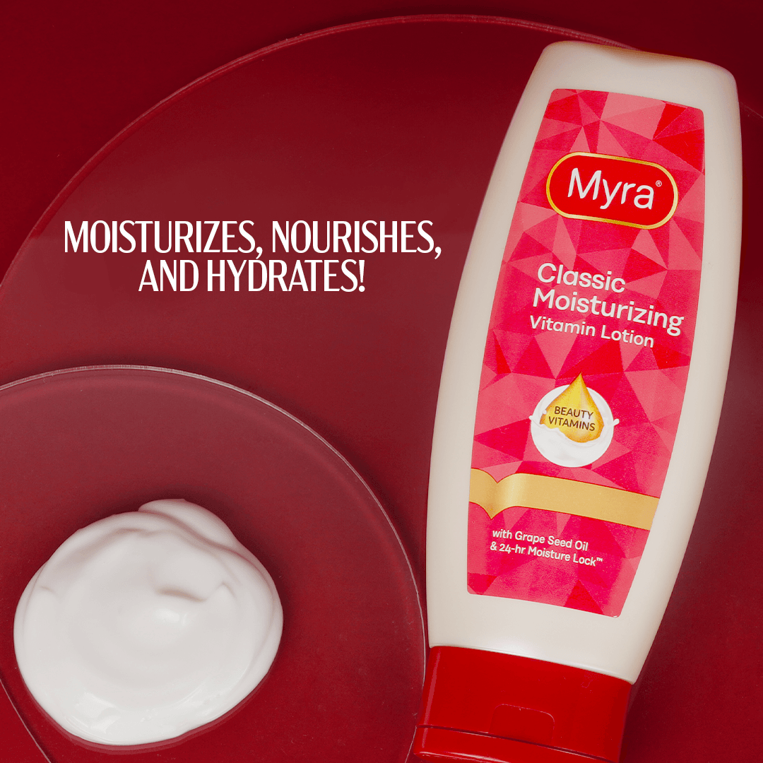 Myra Classic Moisturizing Vitamin Lotion - 200ml × 2 Pcs (Offer)