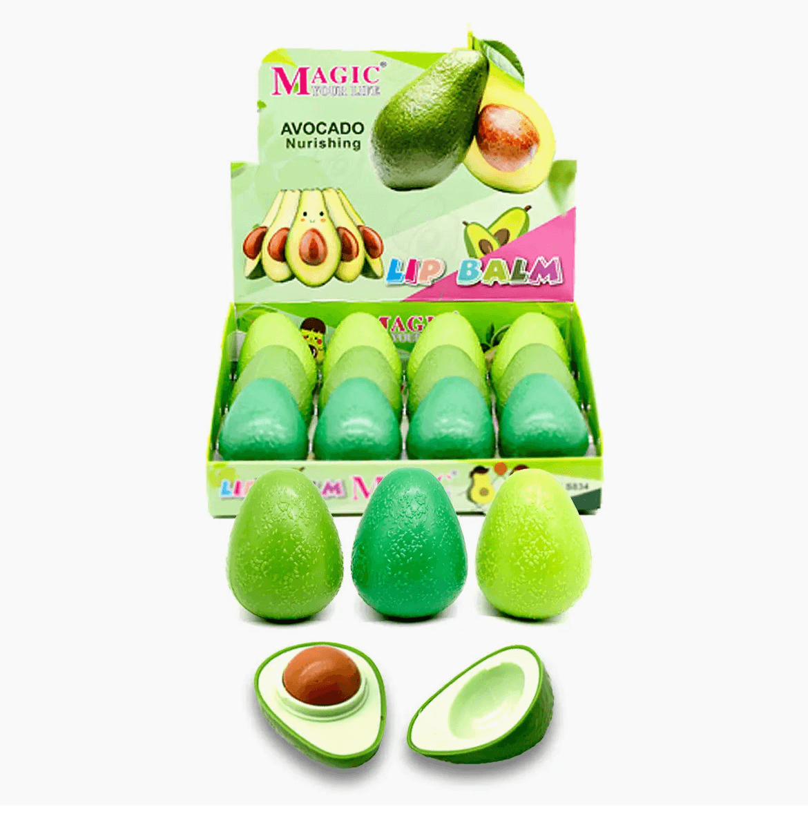 Magic Avocado Lip Balm Moisturizing Lip Gloss - 1 Pcs