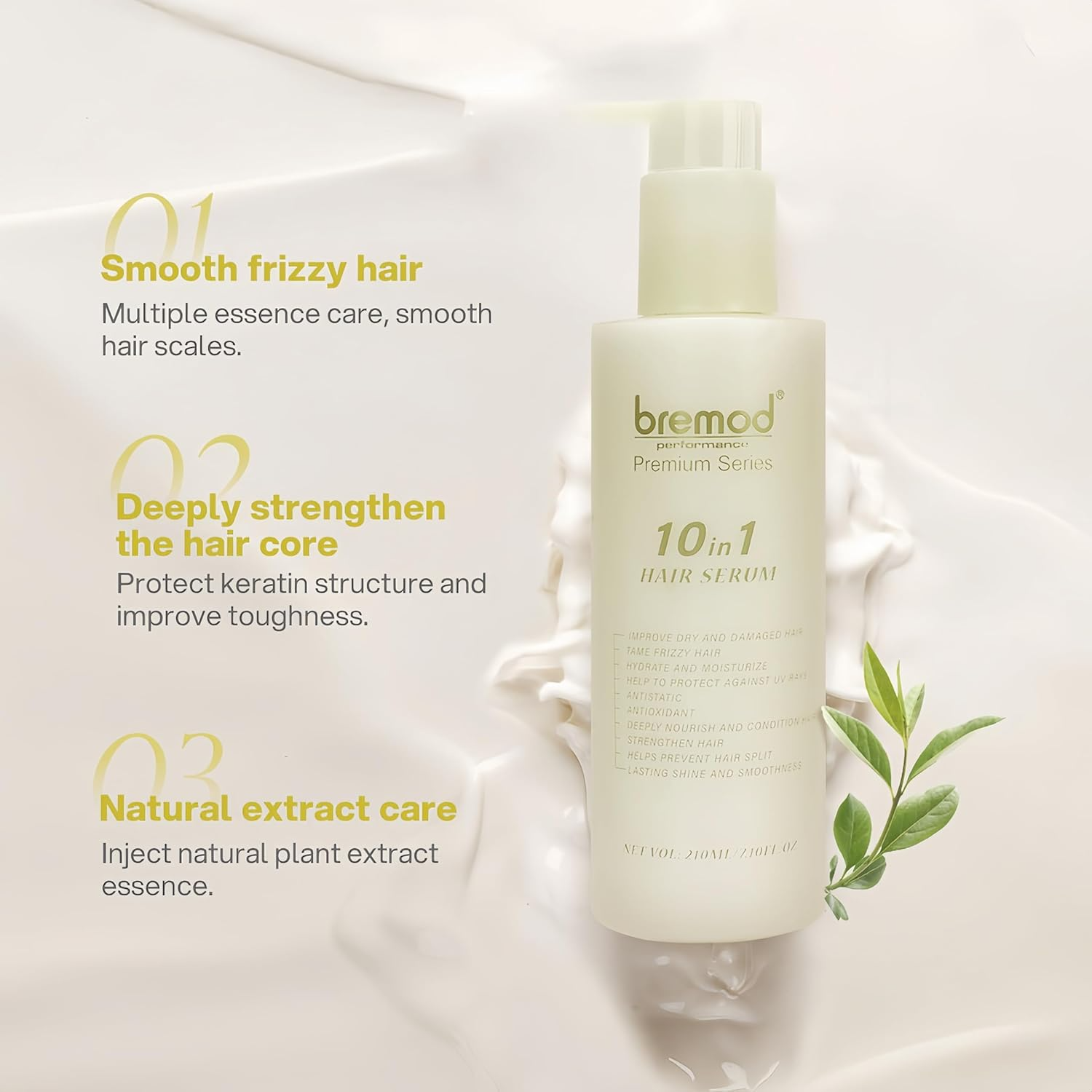 Bremod Premium Series 10 in 1 Hair Cream Serum - 210ml
