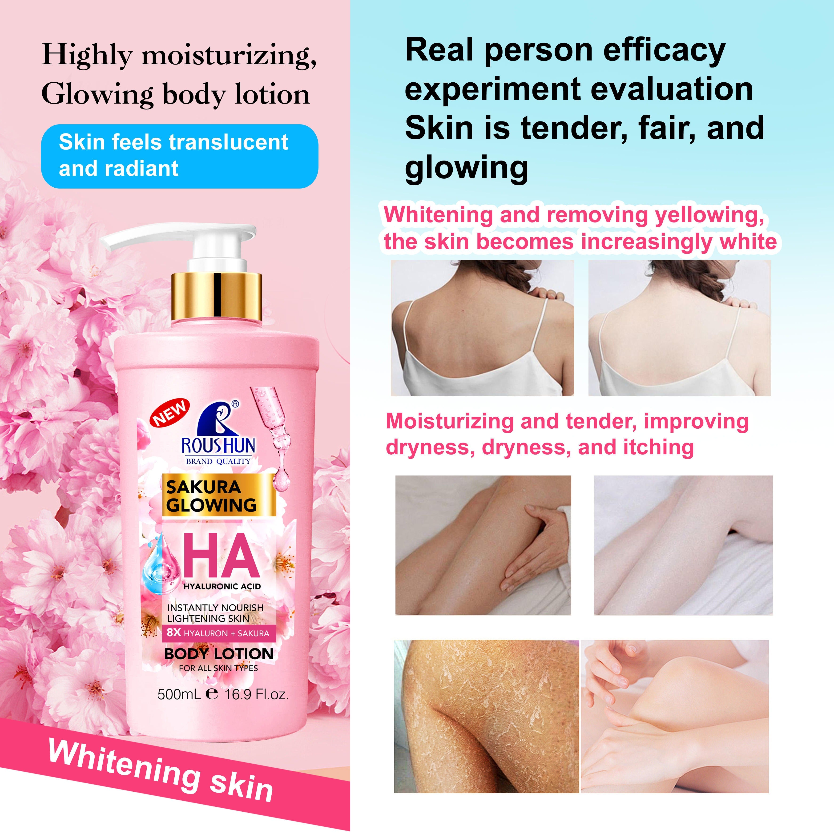 Roushun Sakura Glowing HA Body Lotion - 500ml
