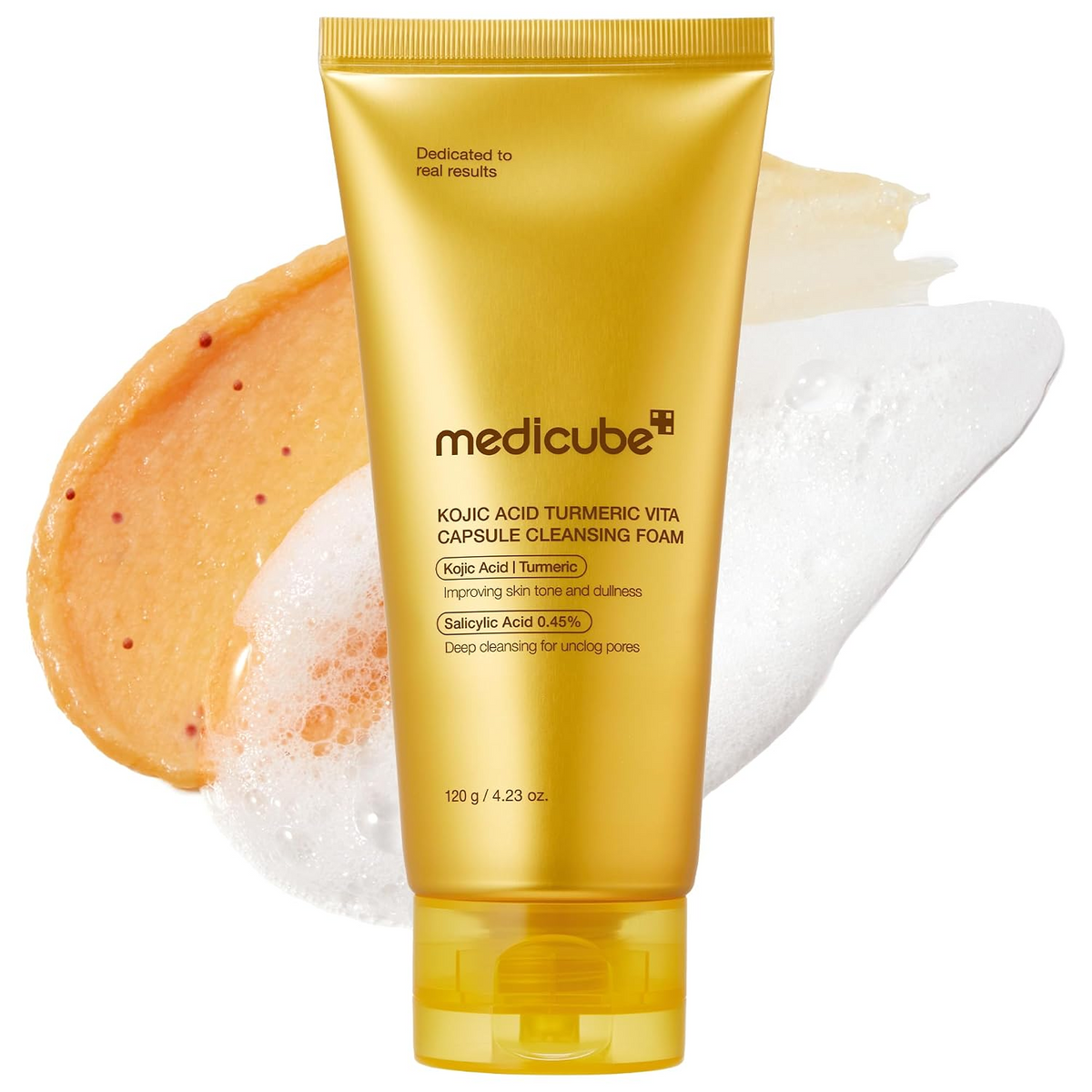 Medicube Kojic Acid Turmeric Vita Capsule Cleansing Foam - 120g
