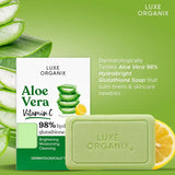 Luxe Organix Aloe Vera Vitamin C Natural Soap - 135g