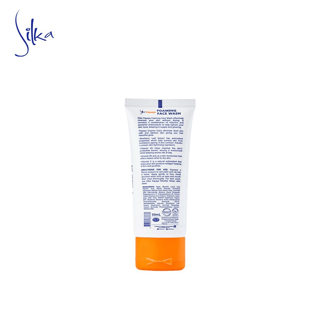 Silka Papaya Foaming Face Wash - 50ml