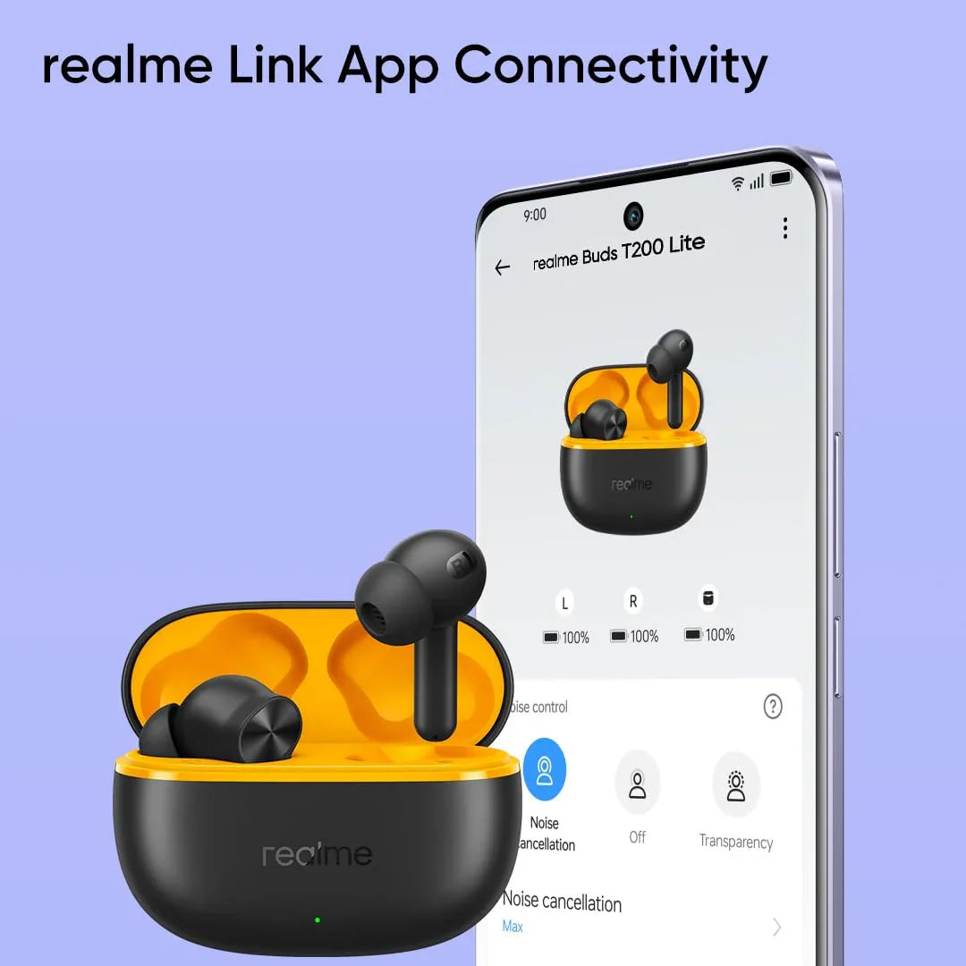 Realme T200 Lite True Wireless Earbuds Original