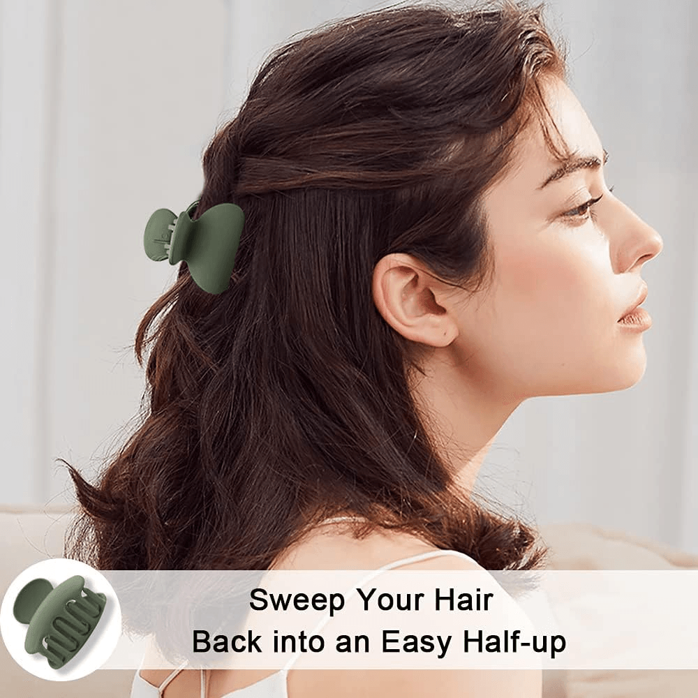 Unique Design Hair Claw Clips - 12 Pcs (C107)