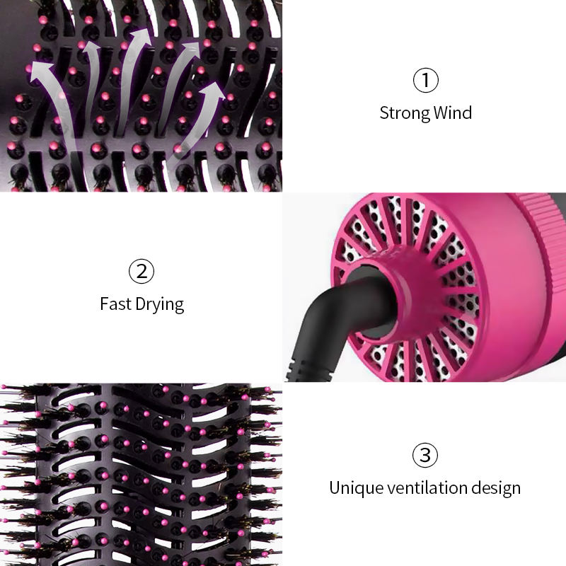 Multifunctional One Step Hair Dryer & Styler Brush - 5250
