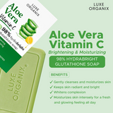 Luxe Organix Aloe Vera Vitamin C Natural Soap - 135g