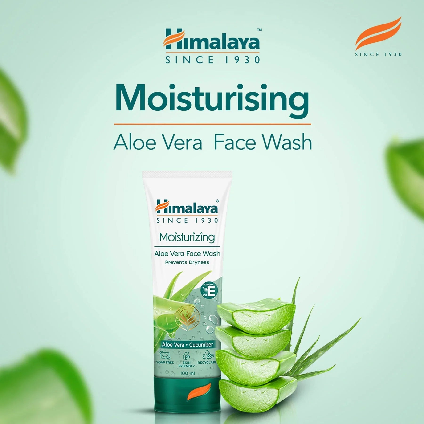 Himalaya Moisturizing Aloe Vera Face Wash - 100ml