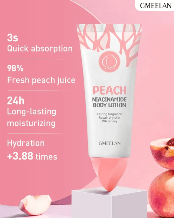 GMEELAN Peach Niacinamide Body Lotion - 100g