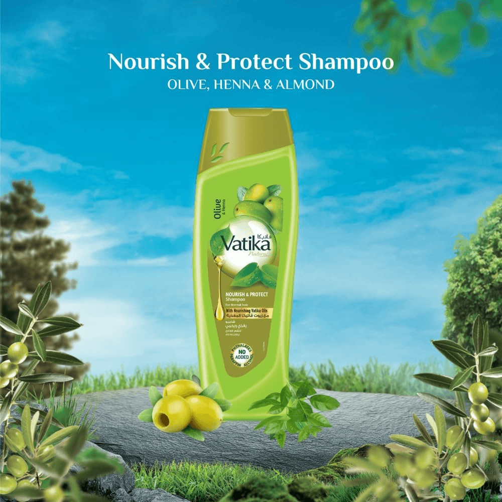 Vatika Naturals Olive & Henna Shampoo - 200ml