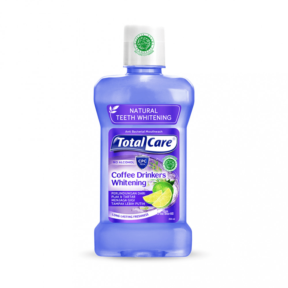 Total Care Anti Bacterial Mouthwash Coffee Drinkers Whitening - 250ml