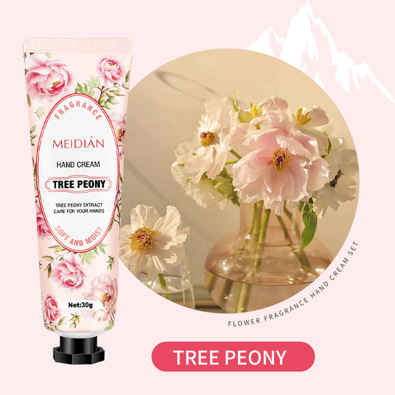 Meidian Flower Fragrance Hand Cream Set - 30g x 5 Pcs