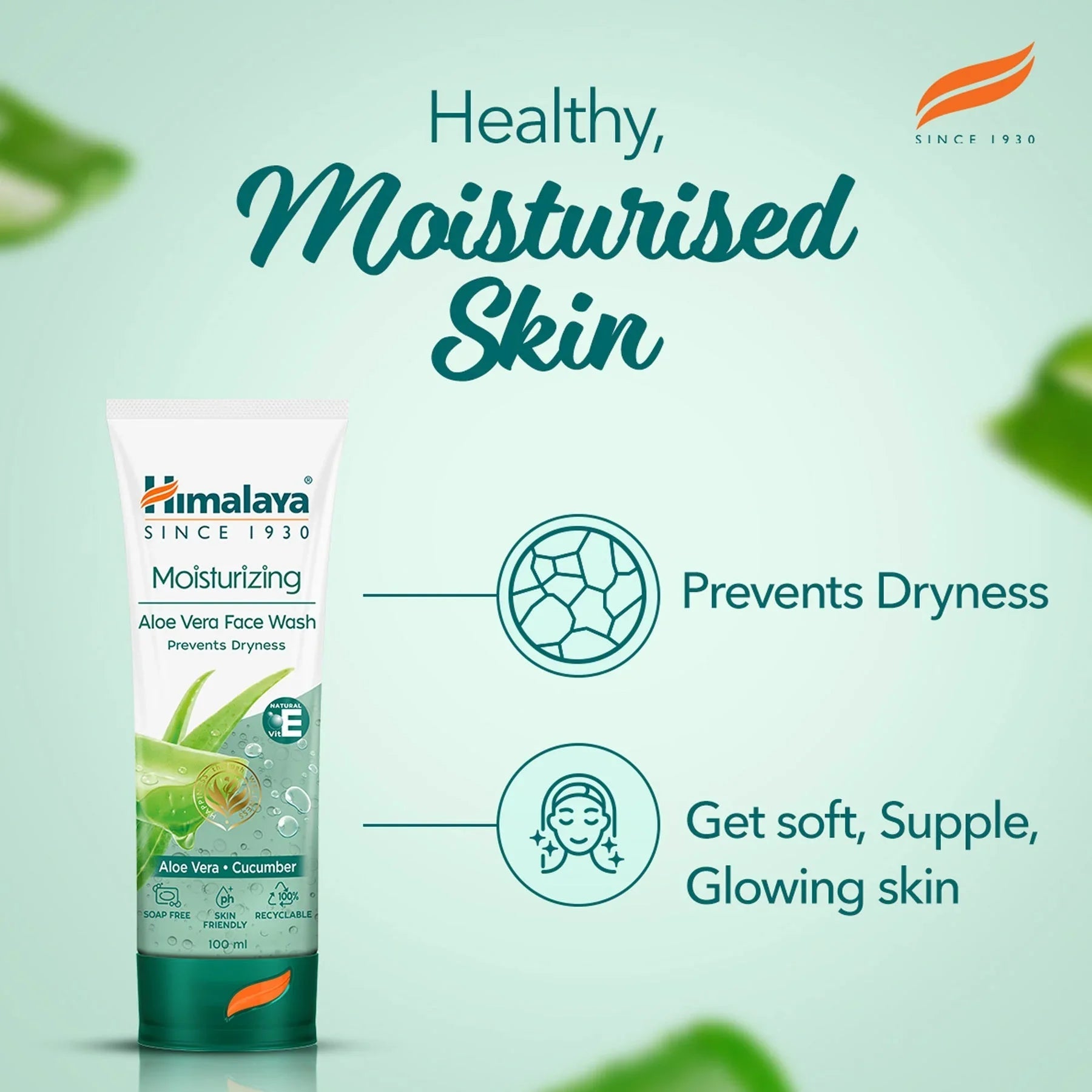 Himalaya Moisturizing Aloe Vera Face Wash - 100ml