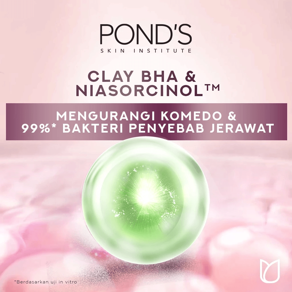 Pond's Bright Miracle Ultimate Pore Clear CLAY-BHA Facial Scrub - 100g