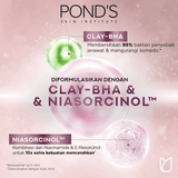 Pond's Bright Miracle Ultimate Pore Clear CLAY-BHA Facial Scrub - 100g