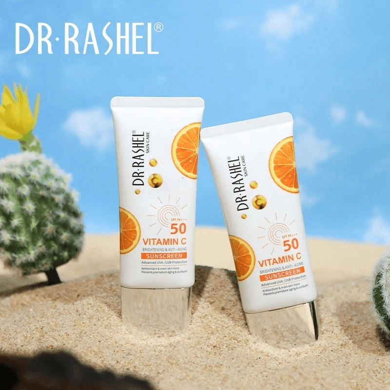 Dr.Rashel Vitamin C Brightening & Anti-Aging Sunscreen SPF50 - 50g