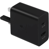 محول سفر أصلي للشحن السريع للغاية بقوة 35 وات بمنفذ USB-C وUSB-A