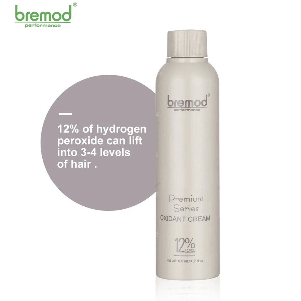 Bremod Performance 8.1 Gray Hair Color + Oxidant Cream 12% - 100ml+100ml