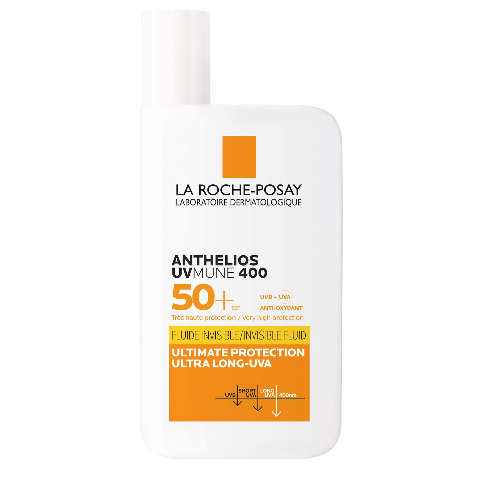 La Roche-Posay Anthelios UVMune 400 Invisible Fluid SPF50+ Sun Cream - 50ml