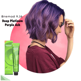 Bremod Performance 9.16 Deep Platinum Purple Ash Hair Color - 100ml