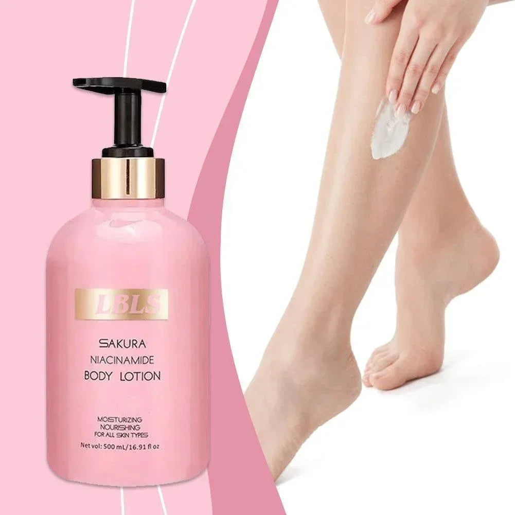 LBLS Sakura Niacinamide Brightening Body Lotion - 500ml