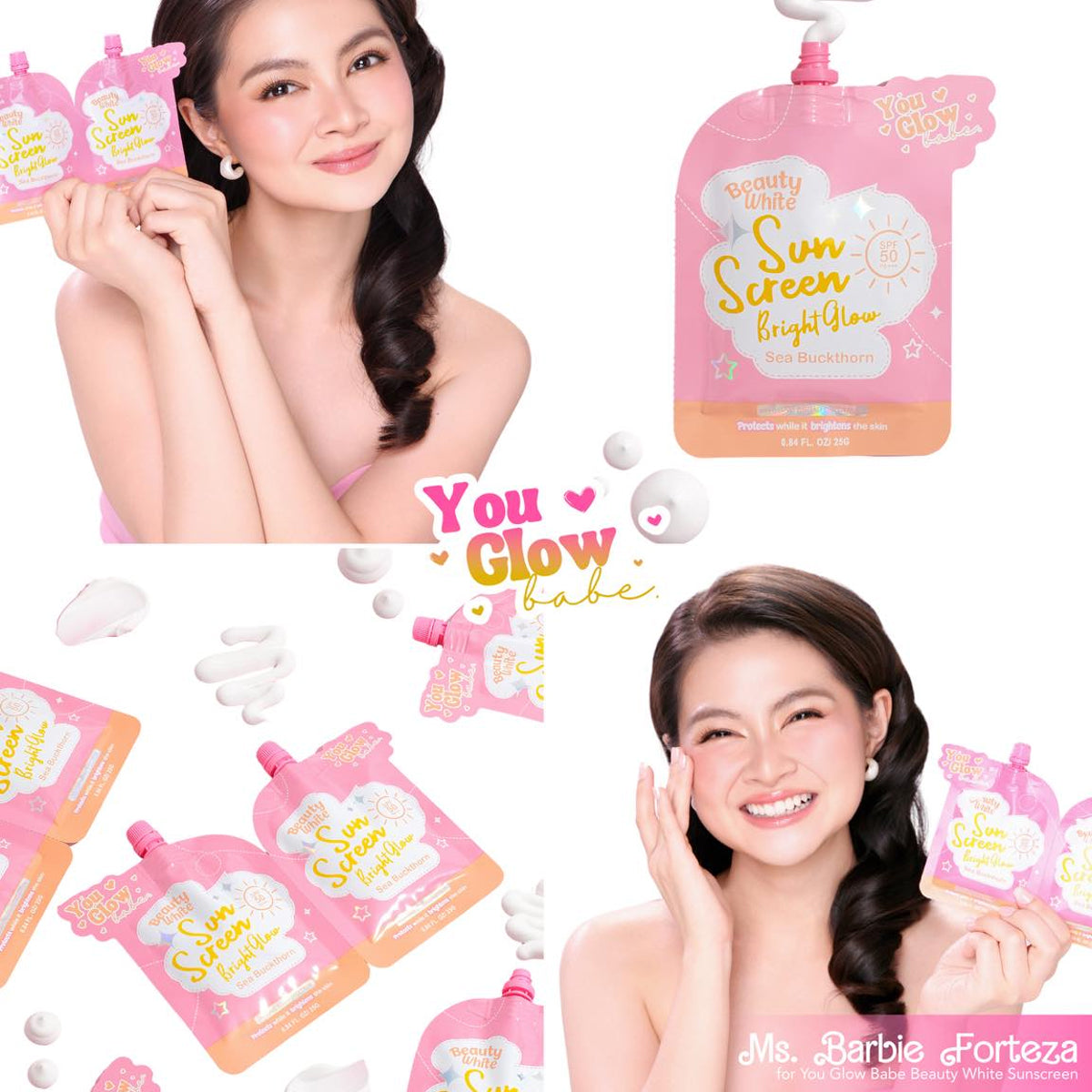 You Glow Babe Beauty White Sunscreen SPF50 PA+++ - 25g