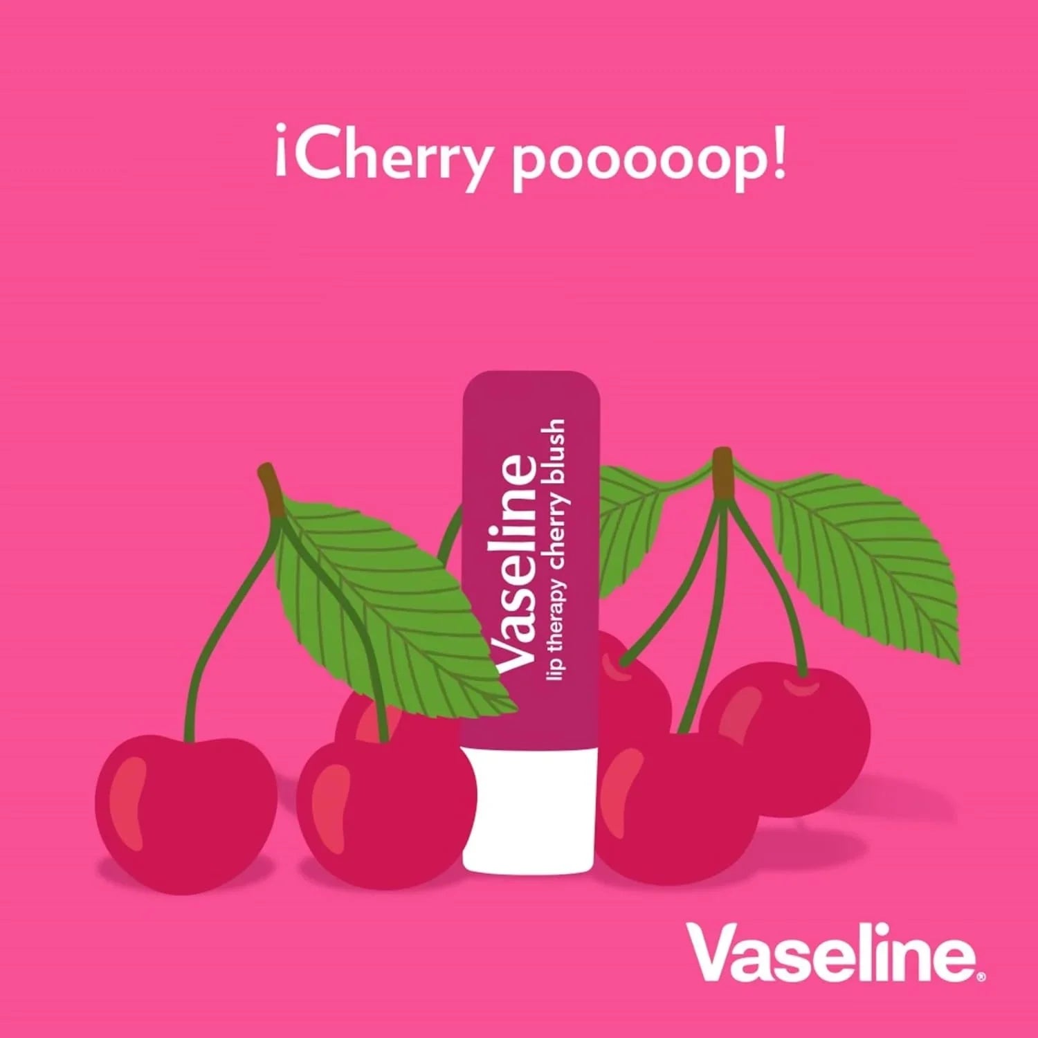 Vaseline Lip Therapy Stick Cherry Blush - 4.8g