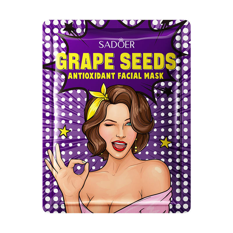 Sadoer Grape Seeds Antioxidant Facial Mask - 25g