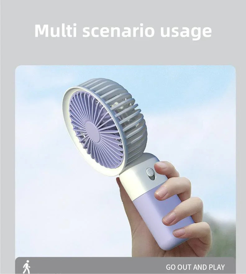 Portable Mini Handheld Rechargeable Mini Cute Fan YH-1