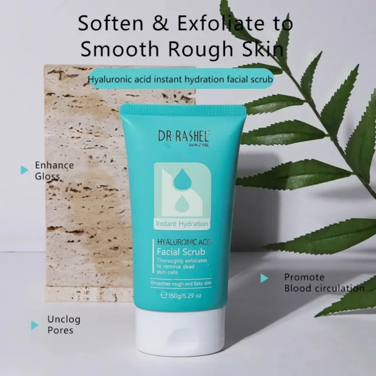 Dr.Rashel Hyaluronic Acid Instant Hydration Facial Scrub - 150g