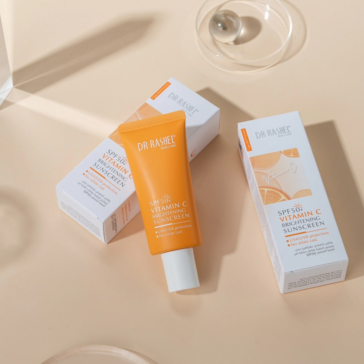 Dr.Rashel Vitamin C Brightening Sunscreen SPF 50+ - 50g