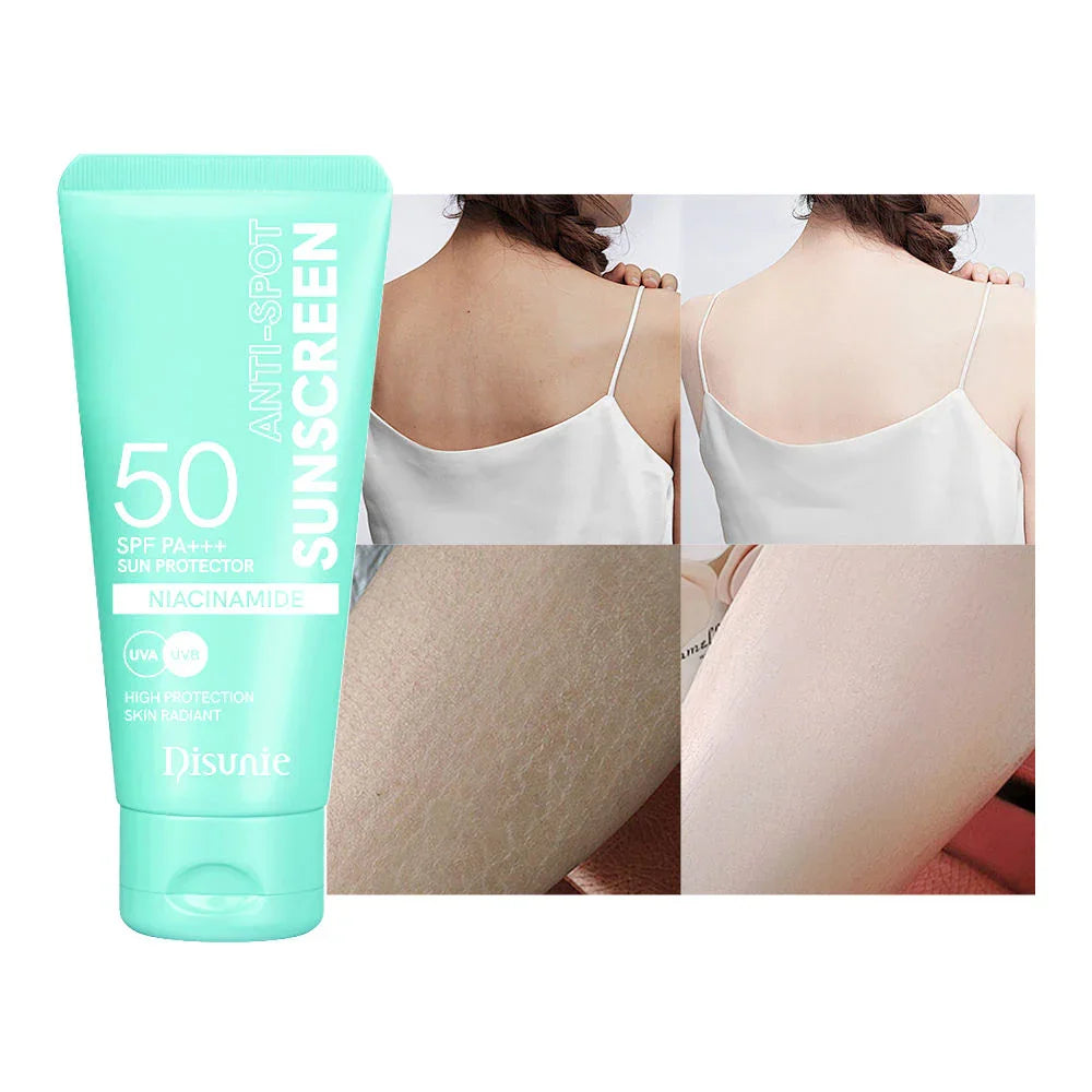 Disua Sunscreen Disunie Niacinamide Anti-Spot Sunscreen SPF50 PA+++ - 60g – Moon Kuwait