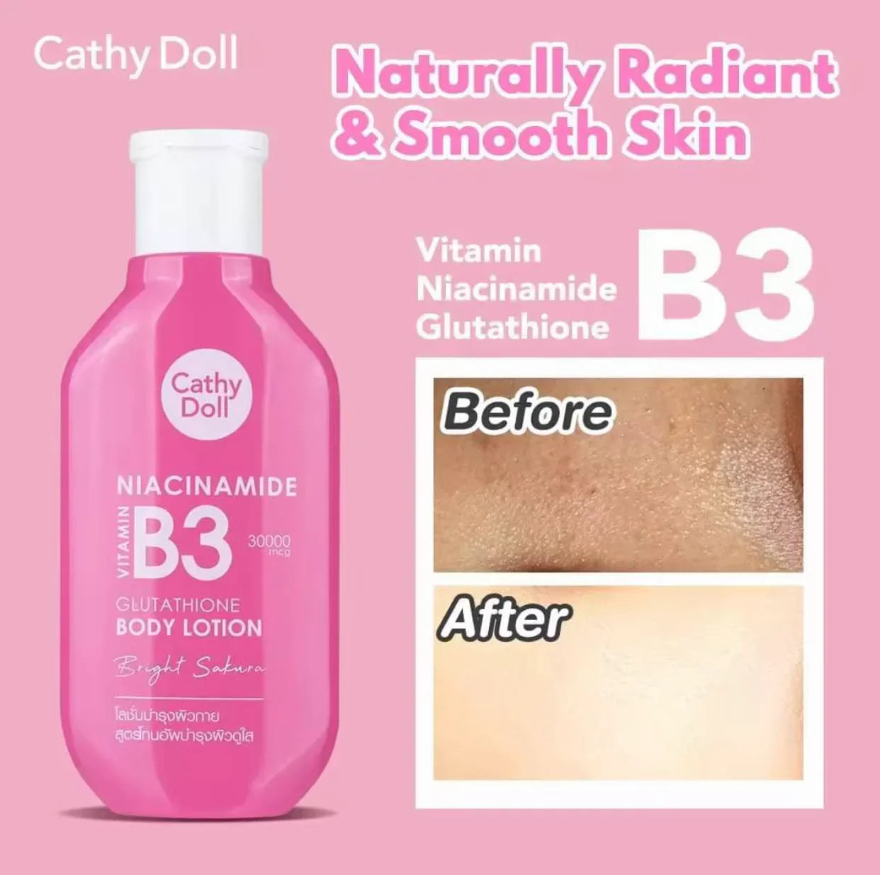 Cathy Doll Niacinamide Vitamin B3 Glutathione Body Lotion - 150ml