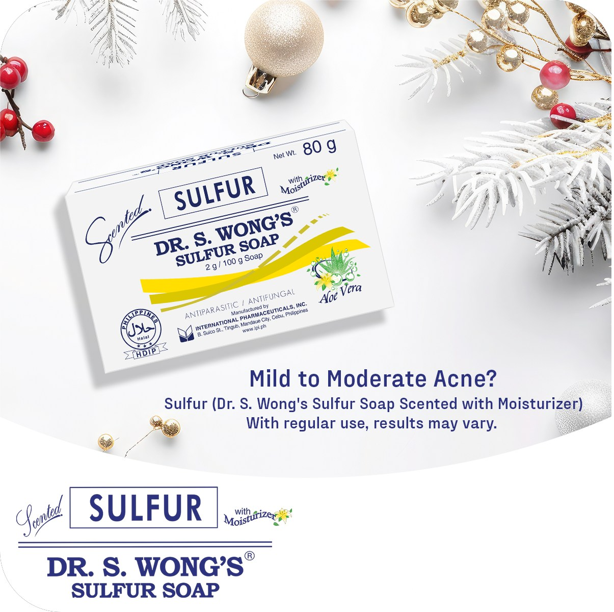 DR.S. Wong's Sulfur Soap - 80g