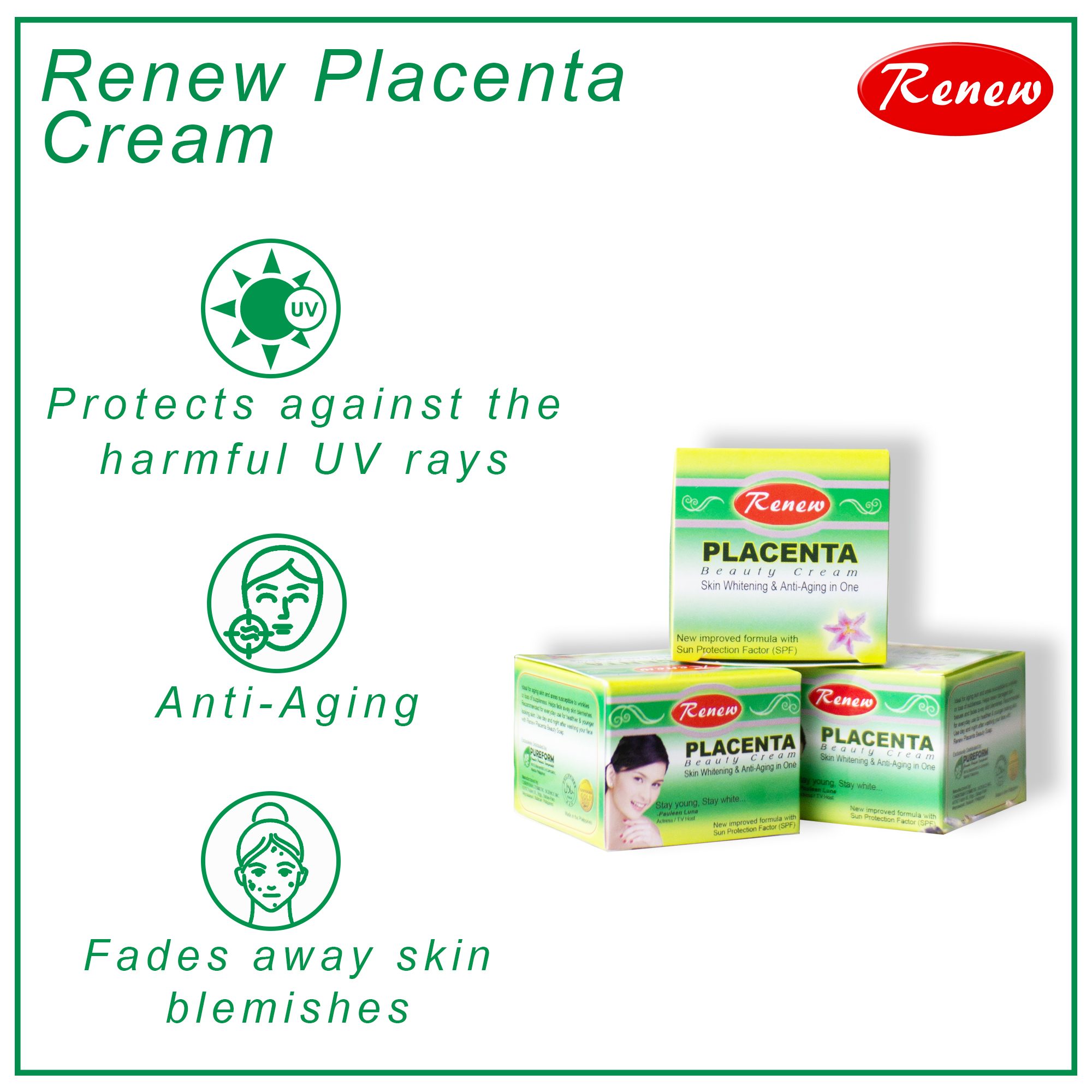 Renew Placenta Beauty Cream - 15g