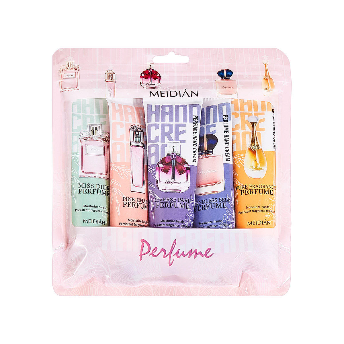 Meidian Perfume Hand Cream Set - 30g x 5 Pcs