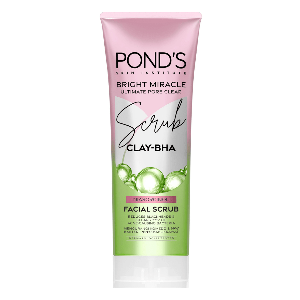 مقشر الوجه برايت ميراكل ألتيميت بور كلير من بوندز برايت ميراكل ألتيميت بور كلير CLAY-BHA - 100 جرام