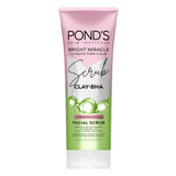 Pond's Bright Miracle Ultimate Pore Clear CLAY-BHA Facial Scrub - 100g