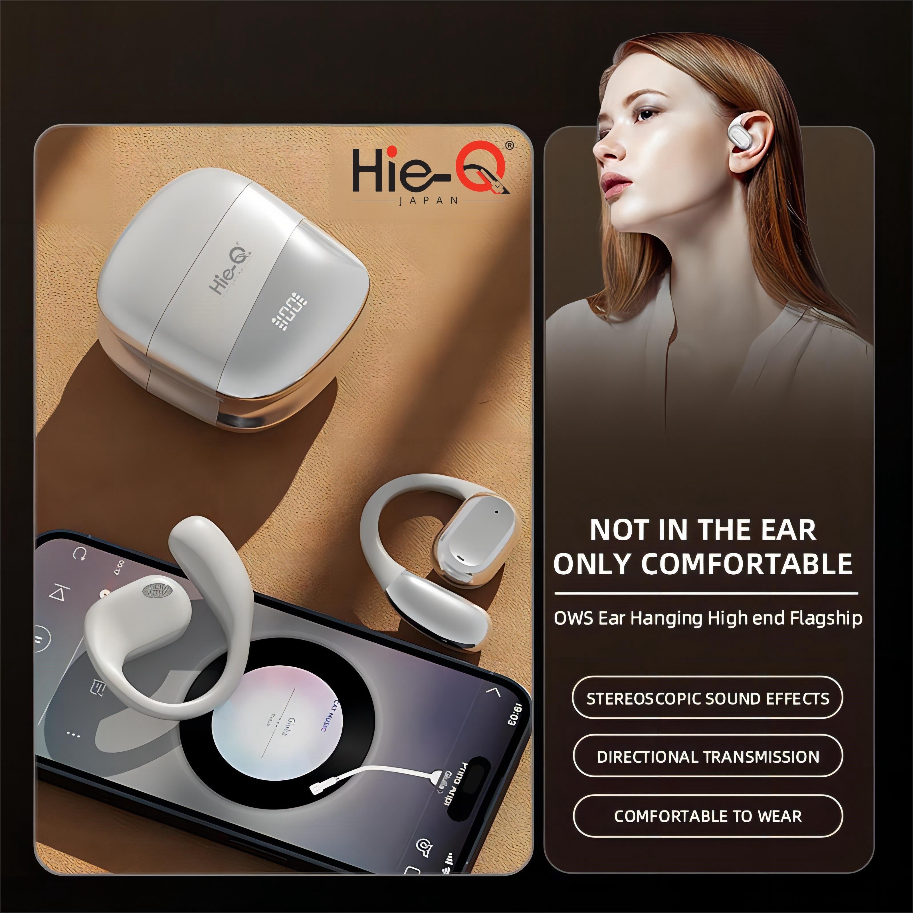 سماعات Hie-Q Japan OWS Open Earbuds Ultra High Definition Call - Q10