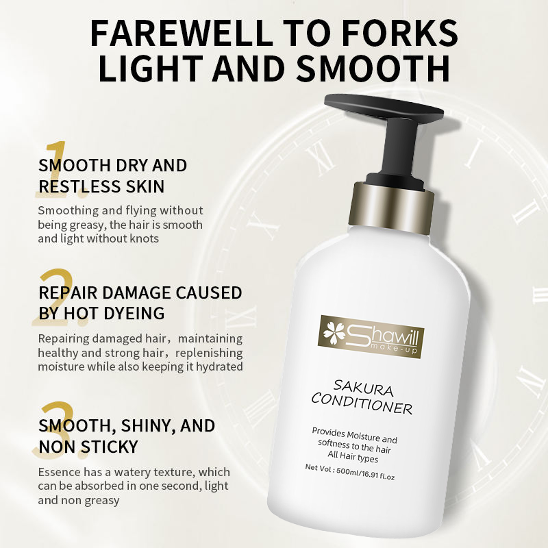 Shawill Sakura Conditioner Provides Moisture & Softness - 500ml