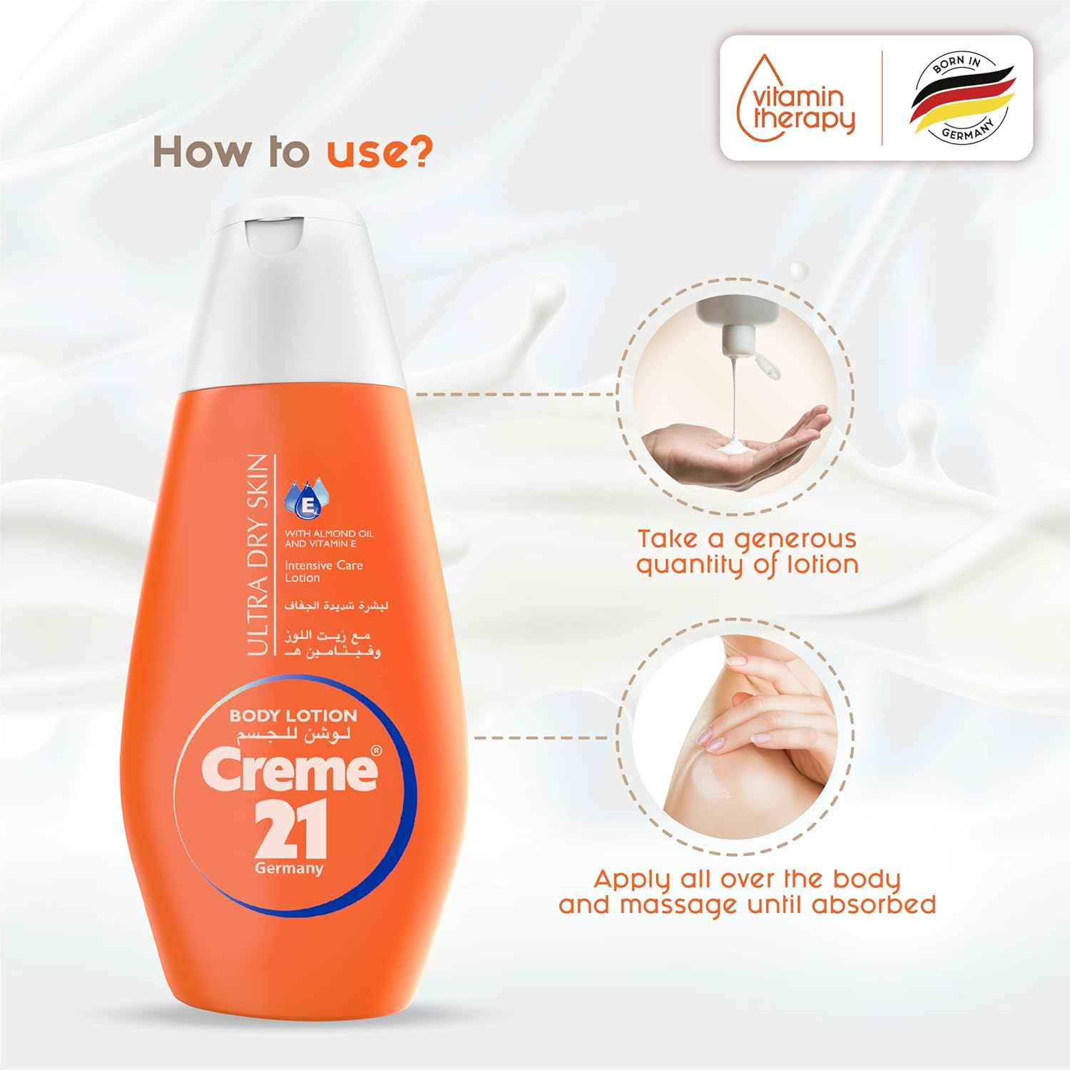 Creme 21 Body Lotion Ultra Dry Skin - 250ml × 2 Pcs (Offer)