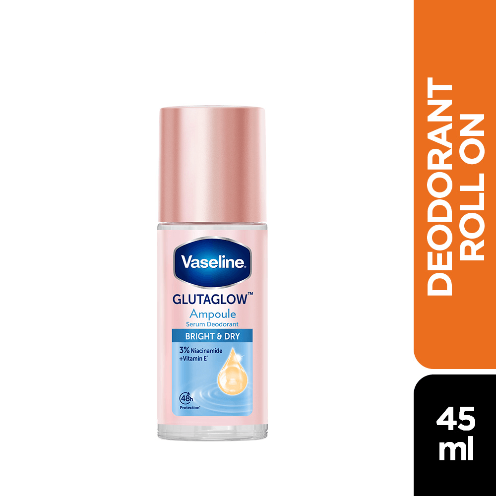 Vaseline Glutaglow Bright & Dry Ampoule Serum Deodorant - 45ml