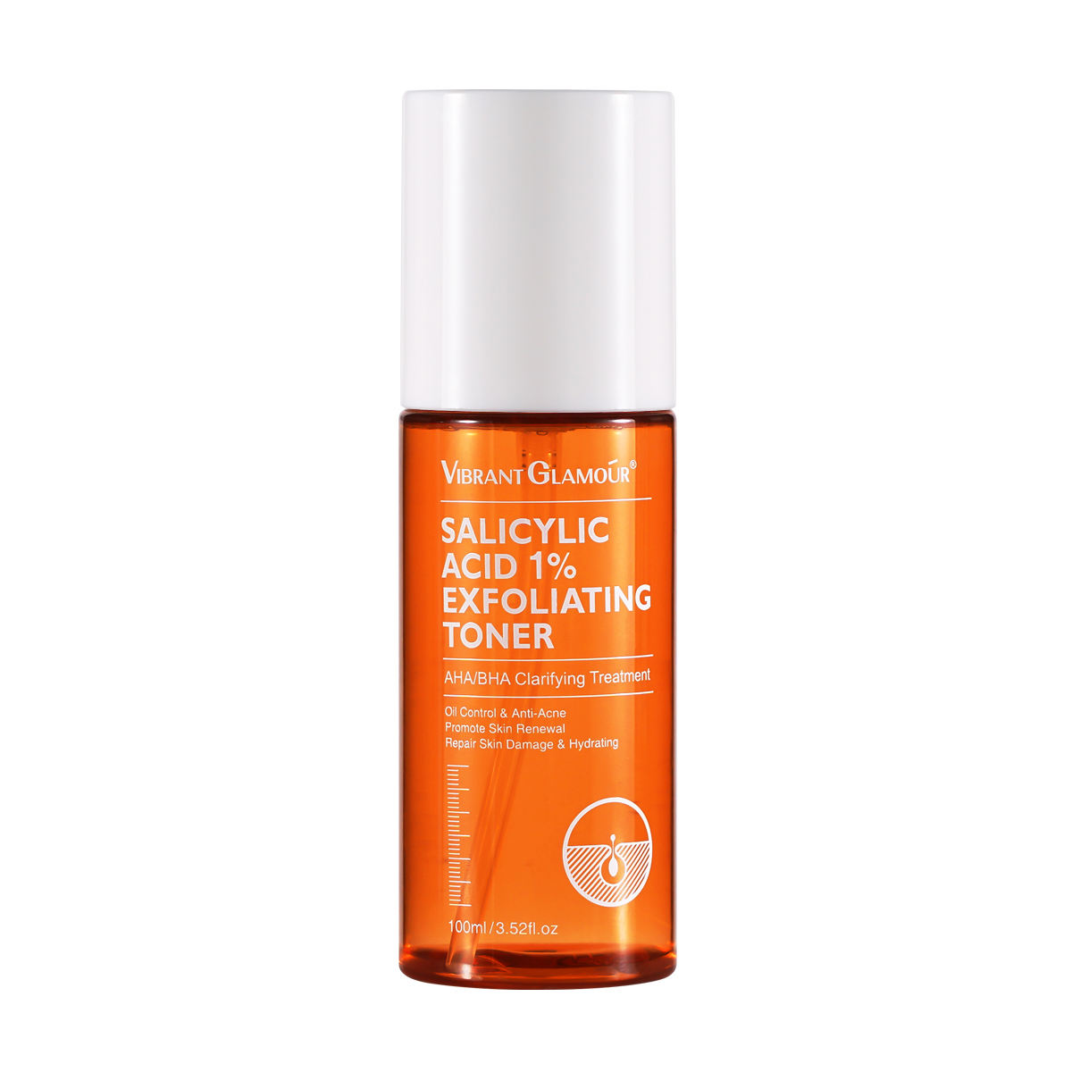 Vibrant Glamour Salicylic Acid 1% Exfoliating Toner - 100ml