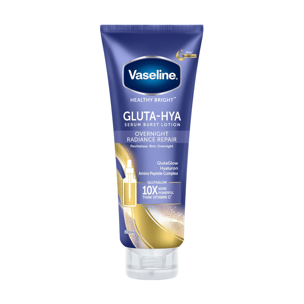 Vaseline Gluta-Hya Serum Burst Lotion Overnight Radiance Repair - 330ml