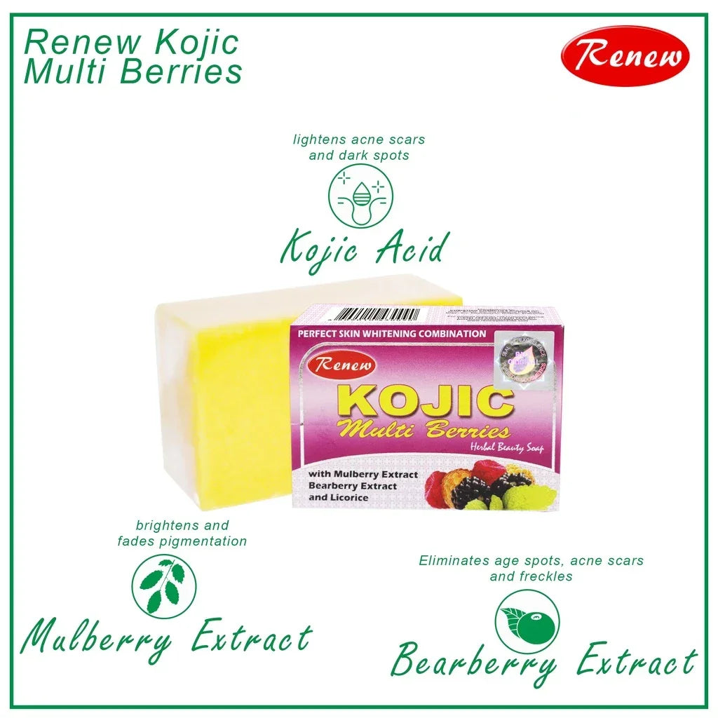 Renew Placenta Kojic Multi Berries Soap - 135g