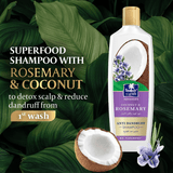 Parachute Advansed Coconut & Rosemary Anti Dandruff Shampoo - 340ml