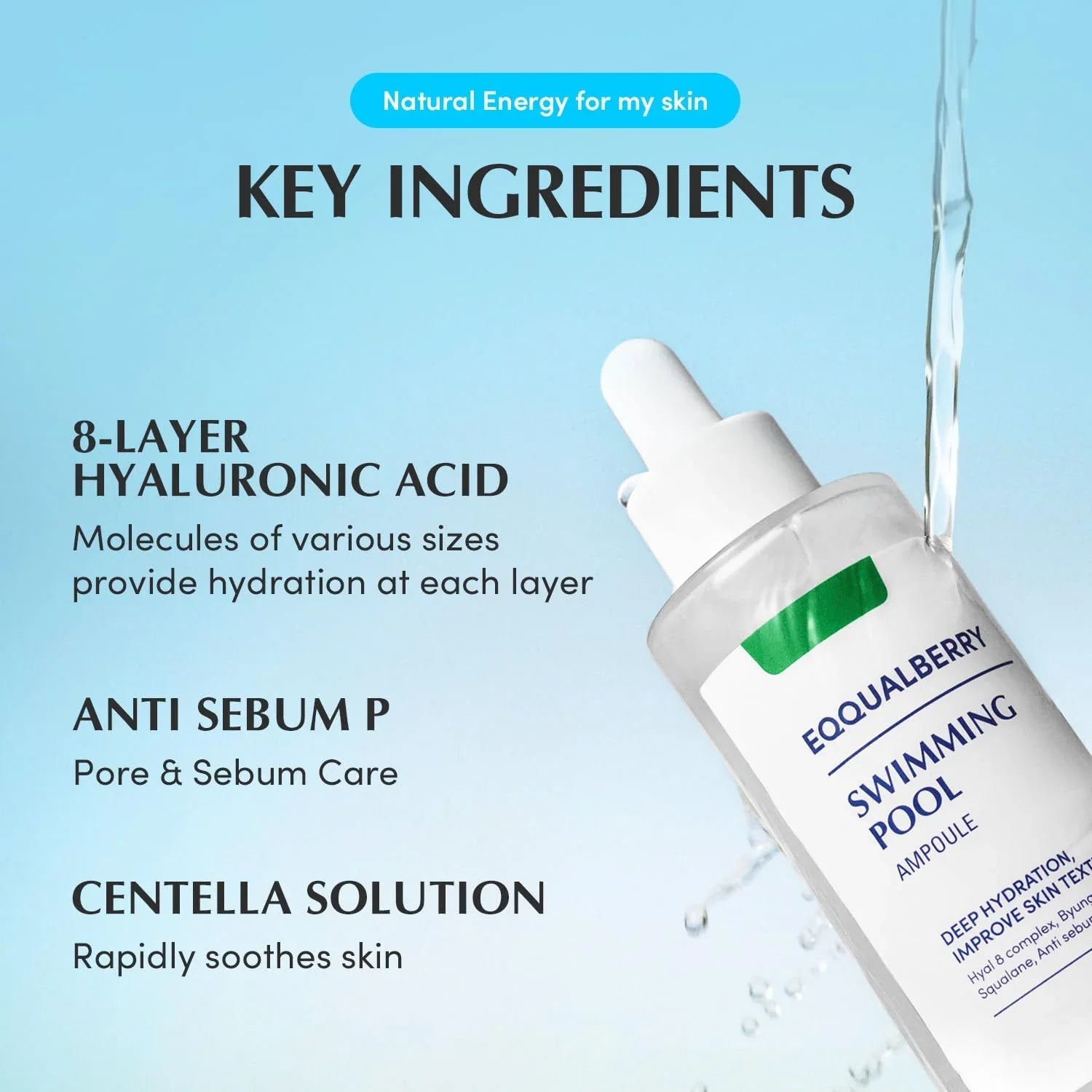 Eqqualberry Swimming Pool Ampoule - 50ml