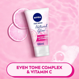 Nivea Natural Glow Even Tone Complex & Vitamin C Face Wash - 100ml