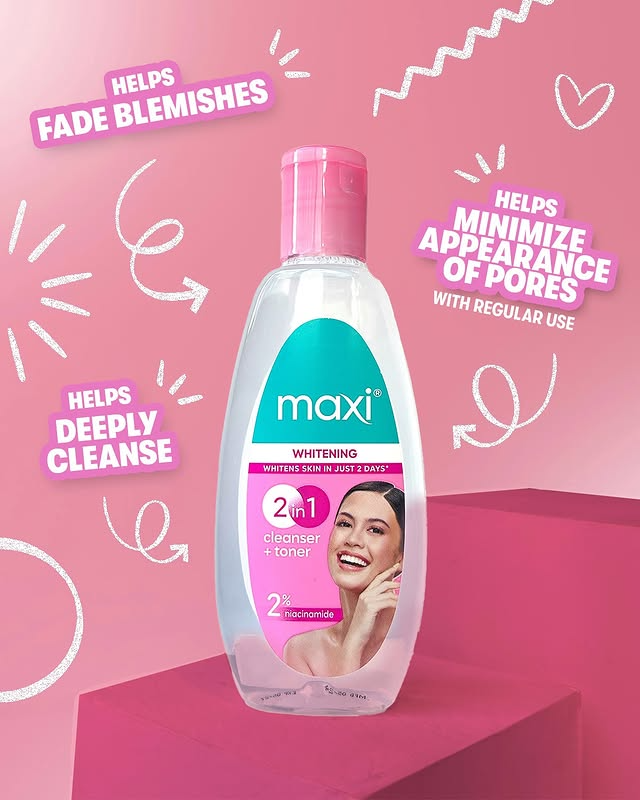Maxi Brightening Cleanser + Toner - 135ml