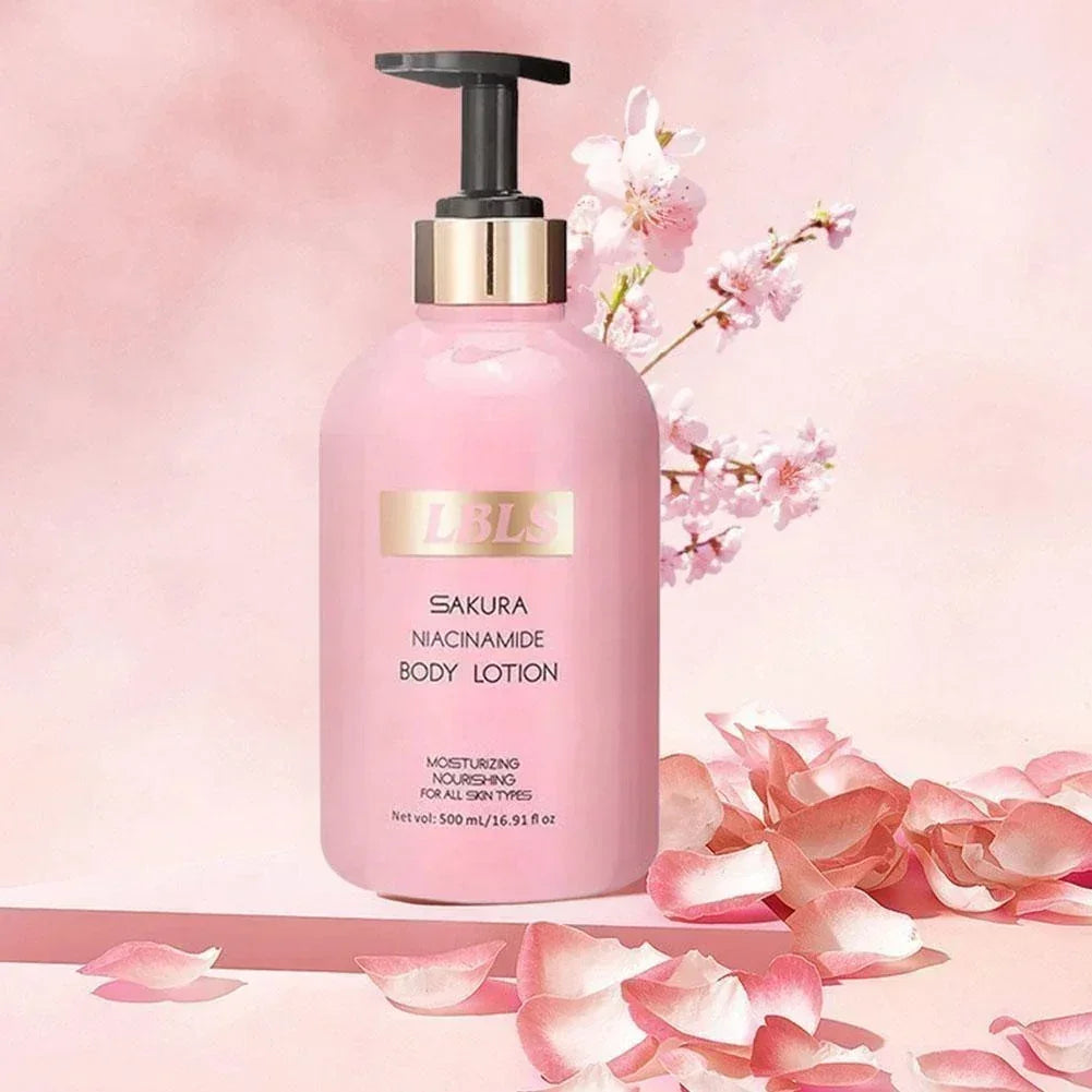 LBLS Sakura Niacinamide Brightening Body Lotion - 500ml
